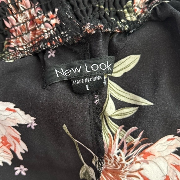 New Look Tunic Floral Long Sleeve Off Shoulder Dress • Size: L• Used - Picture 6 of 6